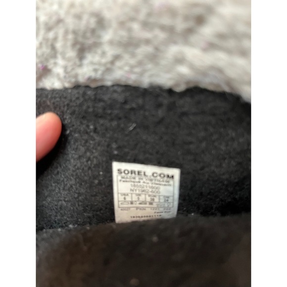 WOMENS SOREL PINK LEATHER FAUX SHEEPSKIN WATERPROOF WINTER/SNOW BOOTS SZ 6 - Picture 5 of 5